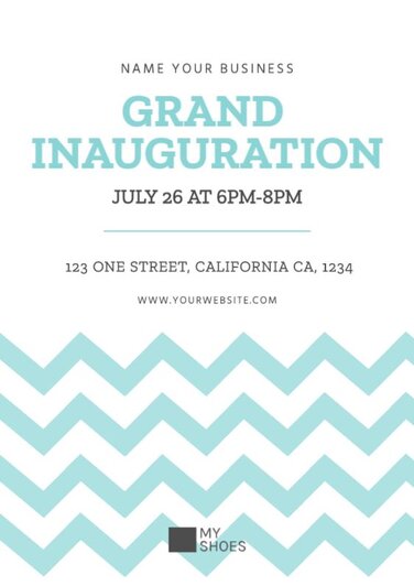 Edit a template for your grand opening