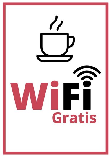 Carteles WiFi gratis para imprimir