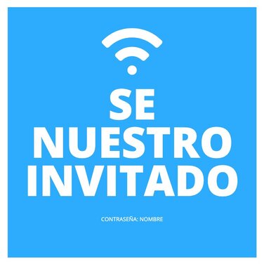 Crear mi cartel de wifi