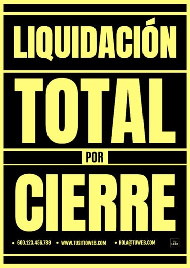 Carteles De Liquidación Para Tu Negocio 7521