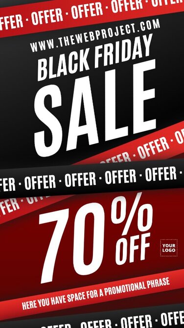 Edit your Black Friday template