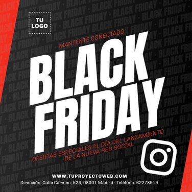 Edita tu plantilla de Black Friday