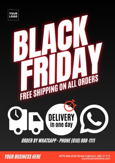 Edit your Black Friday template