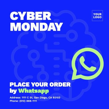 Customize your Cyber Monday banner