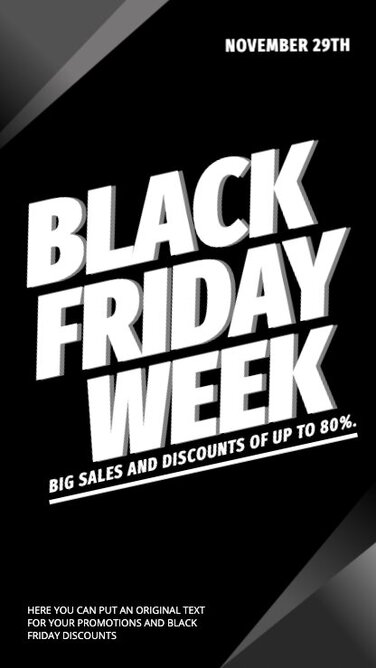 Edit your Black Friday template