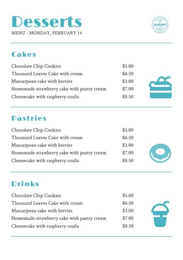 Create a bakery design