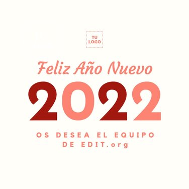 Edita un diseño de Año Nuevo