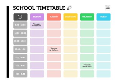 Free Customizable Weekly Planner Templates