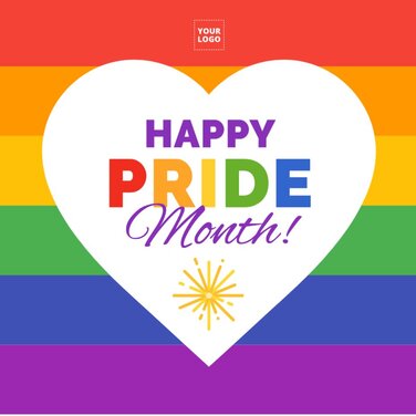 Pride Day poster and flyer templates