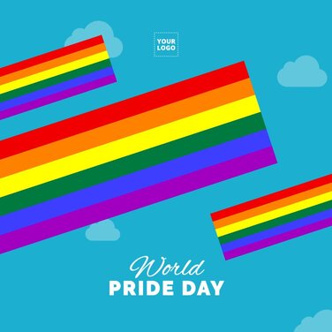 Pride Day poster and flyer templates