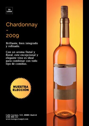 Edita un diseño para tu bodega