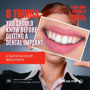 Editar un diseño para Clinica Dental