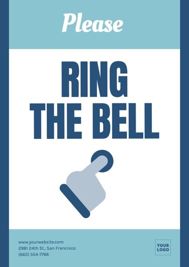 Printable Ring the Bell Signs Online