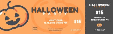 Free ticket templates to edit online