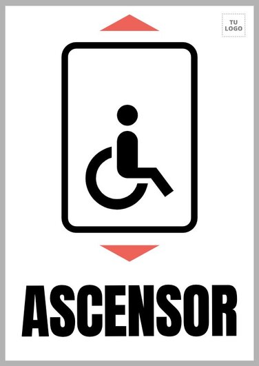 Edita un cartel para un ascensor