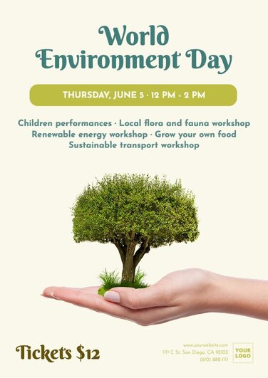 Free World Environment Day customizable templates