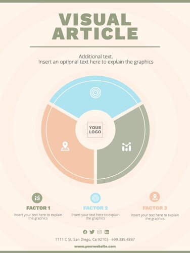 Online Editable Infographics