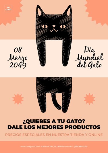 Editar una plantilla del Dia del Gato