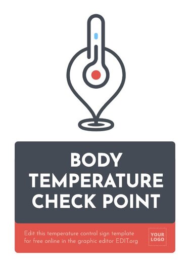 Edytuj znak kontroli temperatury