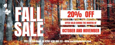 Edit a design for fall sales