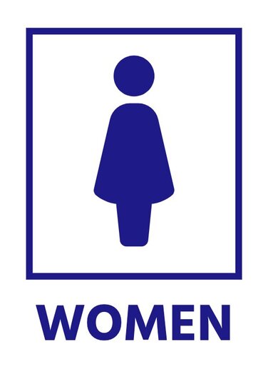 Free printable restroom signs