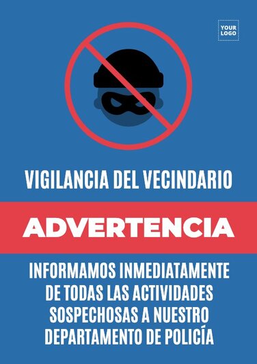 Editar un cartel de Vigilancia