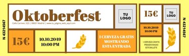 Editar un cartel para Oktoberfest
