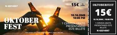 Editar un cartel para Oktoberfest