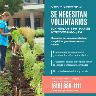 Crea diseños para tu ONG gratis