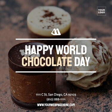 Edit a Chocolate Day template