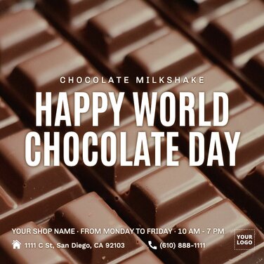 Edit a Chocolate Day template