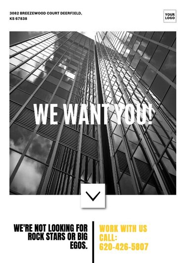 Edit a staff wanted design
