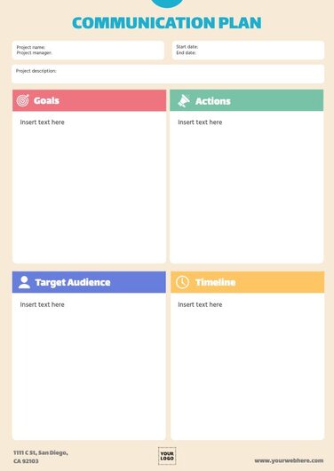 Edit a communication plan