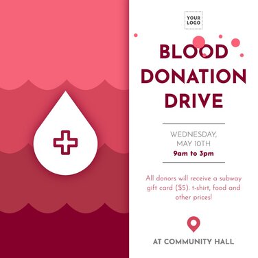 49 Popular Blood donation invitation card design 