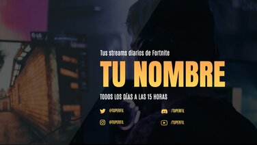 Edita un banner de Twitch