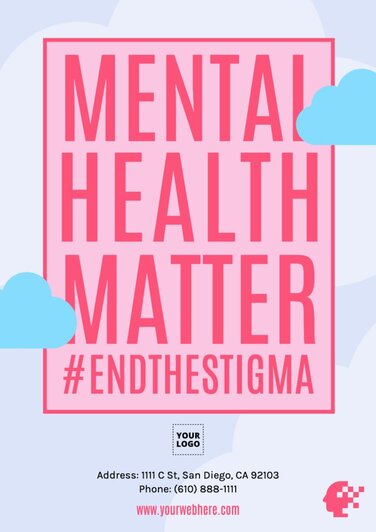 Edit a Mental Health poster
