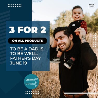Edit a Father's Day template