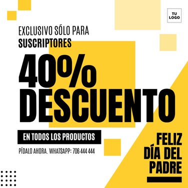 Edita tu promo del Día del Padre