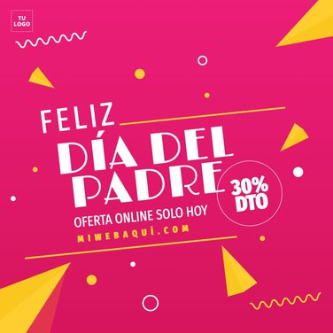 Edita tu promo del Día del Padre