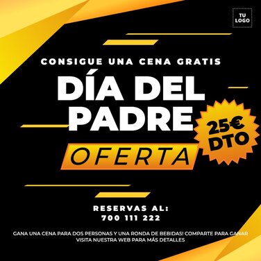 Edita tu promo del Día del Padre