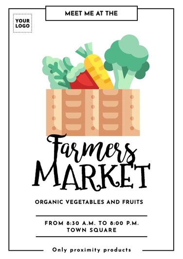 Edit a design for farmers' market