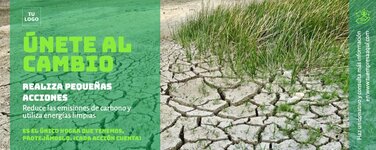 Edita un diseño de cambio climático