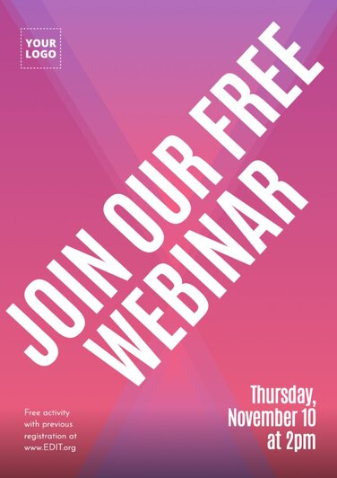 Edit a webinar template