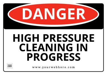 Editar um cartaz de limpeza e desinfecção