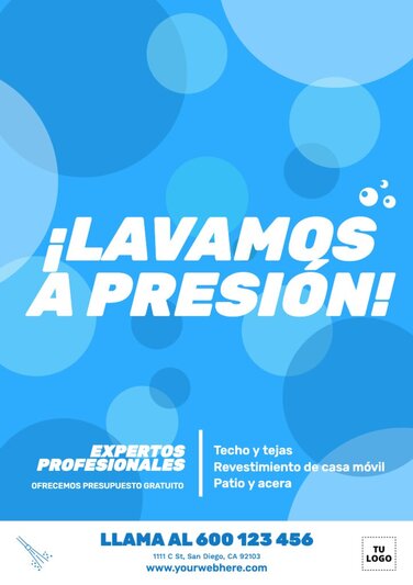 Carteles Para Empresas De Limpieza Editables 4410