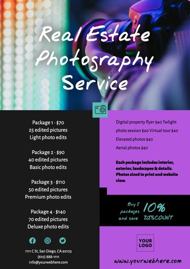 Editar um projeto para fotógrafos