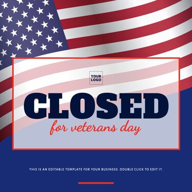 Customizable Veterans Day Flyer Templates
