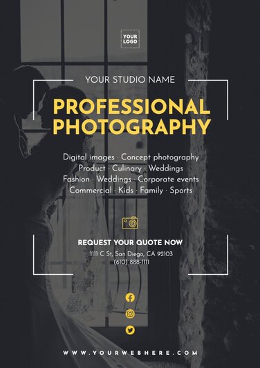 Editar um projeto para fotógrafos
