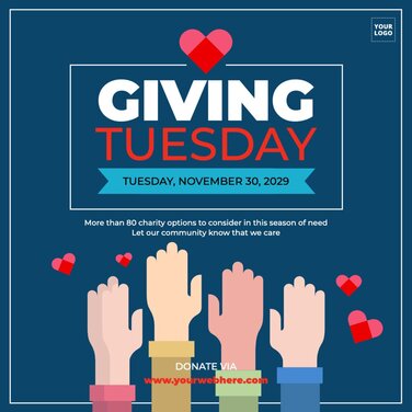 Edit a Giving Tuesday design