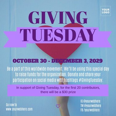 Edit a Giving Tuesday design